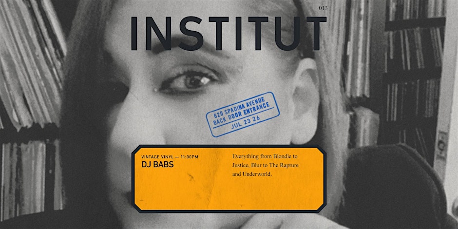 INSTITUT 013 | вінтажний вініл | DJ BABS