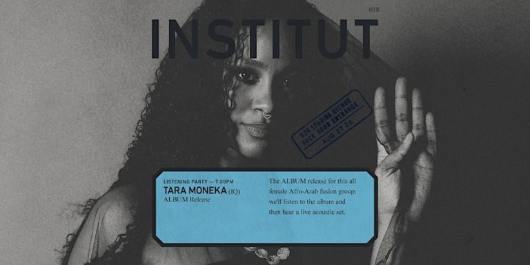 INSTITUT 018 | концерт | TARA MONEKA (IQ) - Реліз альбому