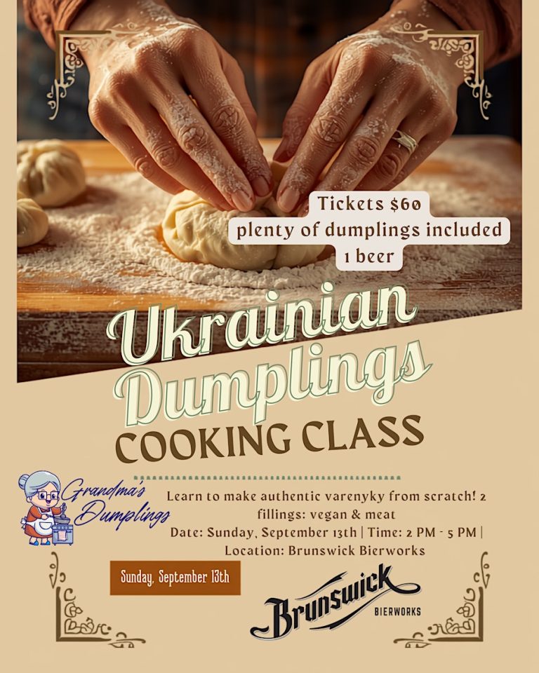 Ukrainian Dumplings Cooking Class